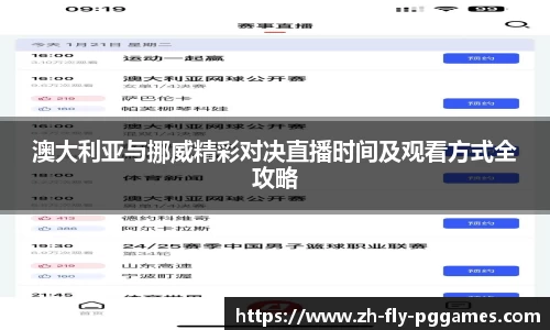 澳大利亚与挪威精彩对决直播时间及观看方式全攻略